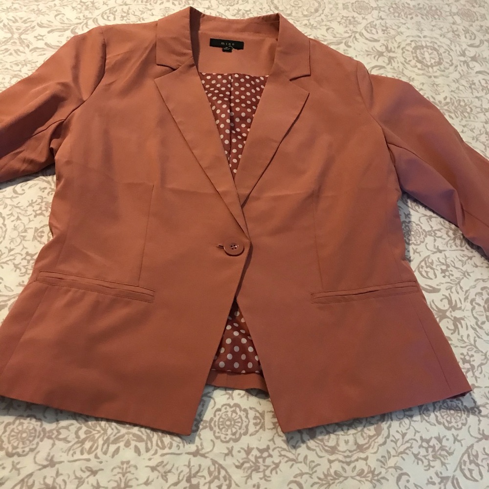 mine Lightweight pink blazer Medium